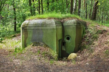 Jastarnia yakınlarındaki tahkimatlar. Hel Yarımadası. Polonya