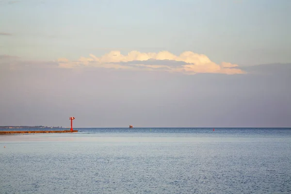 Faro Jastarnia Penisola Hel Polonia — Foto Stock