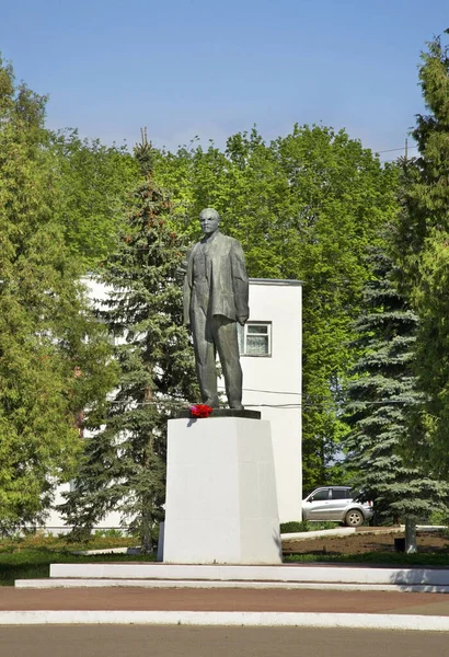 Lenin Denkmal Tarusa Russland — Stockfoto