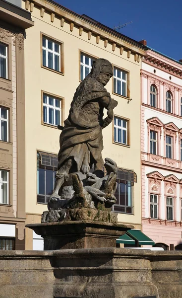 Fontaine Jupiter Sur Place Inférieure Dolni Namesti Olomouc Moravie République — Photo