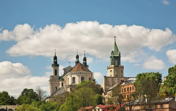 Panorama Lublin Polen — Stockfoto