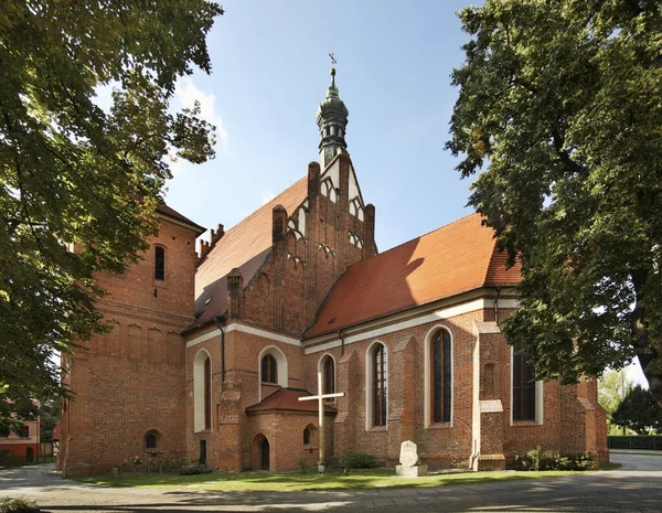 Iglesia San Martín Nicolás Bydgoszcz Polonia — Foto de Stock