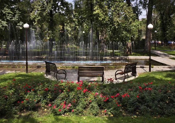 Almaty 'de park et. Kazakistan