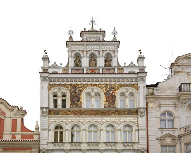Plzen 'deki Cumhuriyet Meydanı. Çek Cumhuriyeti