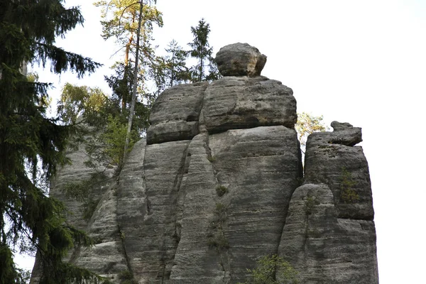 Adrspach Teplice Rocks República Checa — Fotografia de Stock