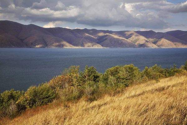 Άποψη Της Λίμνης Σεβάν Αρμενία — Φωτογραφία Αρχείου