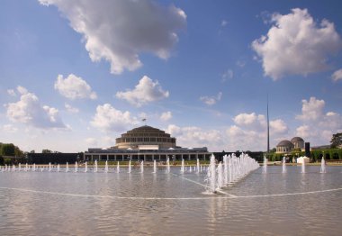 Wroclaw 'daki Centennial Hall. Polonya