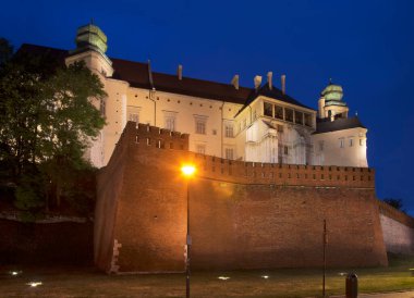 Krakow 'daki Wawel Kalesi. Polonya