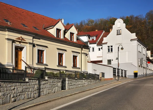 Straße Hluboka Nad Vltavou Tschechien — Stockfoto