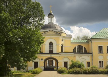 Kurtarıcı Görüntü Kilisesi Tver 'deki İsa' nın Doğumu manastırında Eller Yapmadı. Rusya