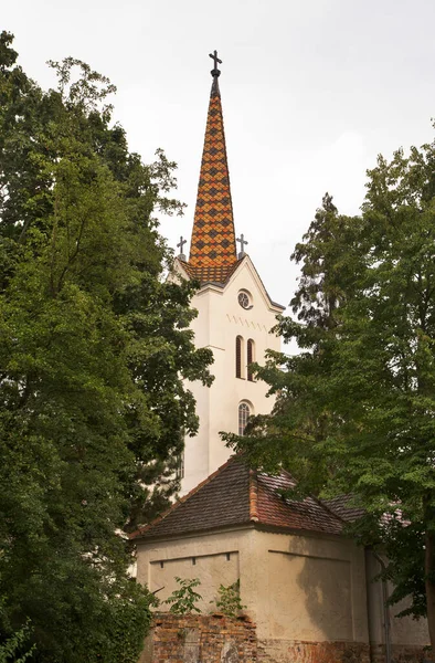 Igreja Protestante Bad Muskau Alemanha — Fotografia de Stock