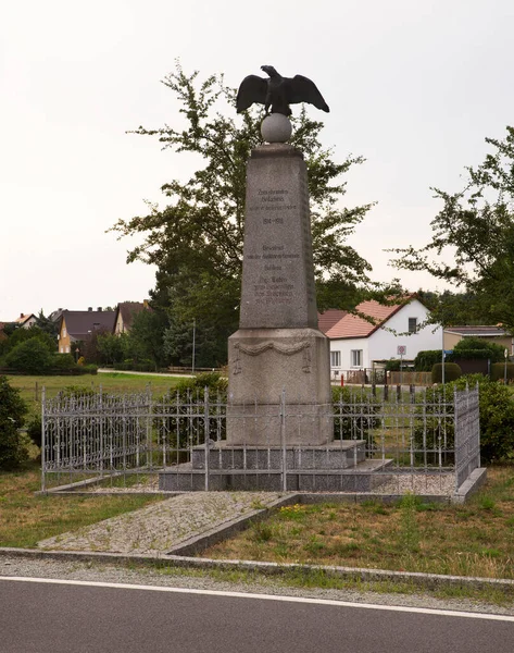 Monumento Los Caídos Primera Guerra Mundial Gablenz Alemania — Foto de Stock