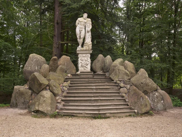 Escultura Parque Kromlau Perto Gablenz Alemanha — Fotografia de Stock