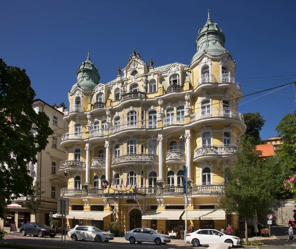Hotel Bohemia Rua Principal Marianske Lazne República Checa — Fotografia de Stock