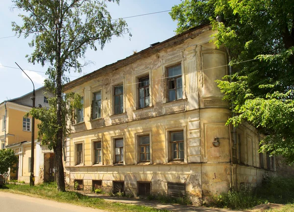 Vue Vieille Rue Torzhok Région Tver Russie — Photo