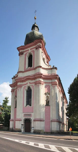 Kerk Van Wenceslas Blasius Decin Tsjechische Republiek — Stockfoto