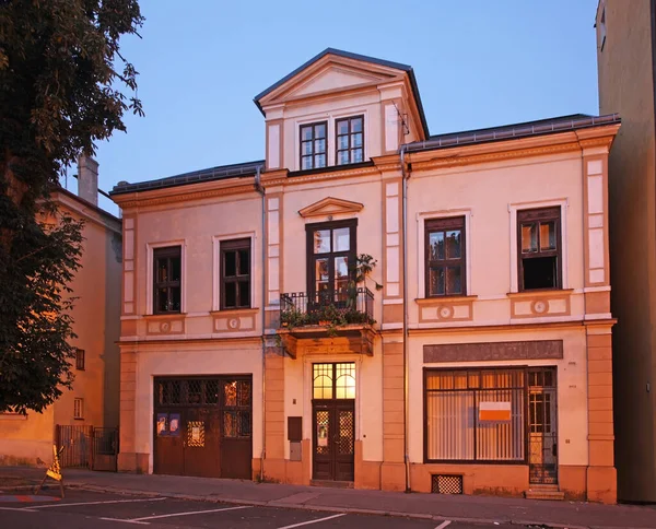 Старая Улица Дечине Чехия — стоковое фото