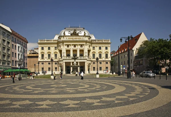 Slowaaks Nationaal Theater Bratislava Slowakije — Stockfoto