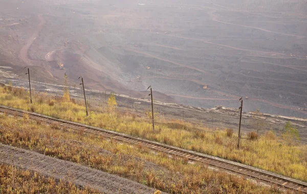 Mikhailovsky Iron Ore Deposit Mgok Zheleznogorsk Kursk Oblast Russia — Stock Photo, Image