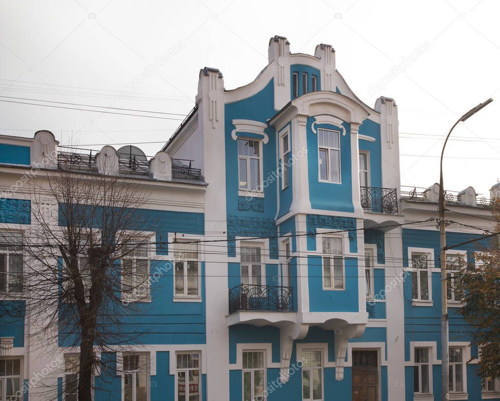 House of merchant Serebryannikov in Oryol (Orel). Russia