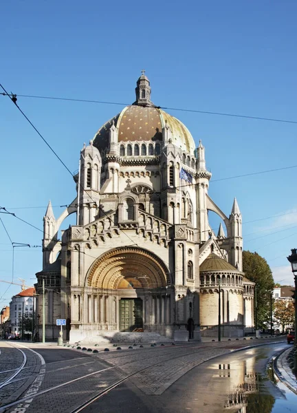Szent Mária Királyi Temploma Schaerbeekben Brüsszel Belgium — Stock Fotó
