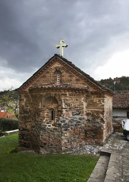 オフリドにおける神の母教会 マケドニア — ストック写真
