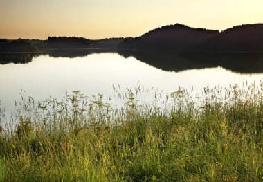 Maselga köyü yakınlarındaki Hijgora Dağı. Kargopol bölgesi. Arkhangelsk Oblastı. Rusya