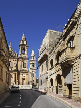 Gudja 'daki Bakire Meryem Varsayımı Kilisesi. Malta