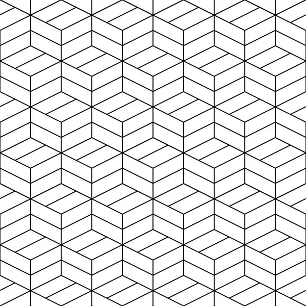 Kesintisiz geometrik desen. Kesintisiz geometrik doku op sanat tasarım. Vektör seamless modeli. Tek renkli kafes ile modern şık doku. Beyaz arka plan. 