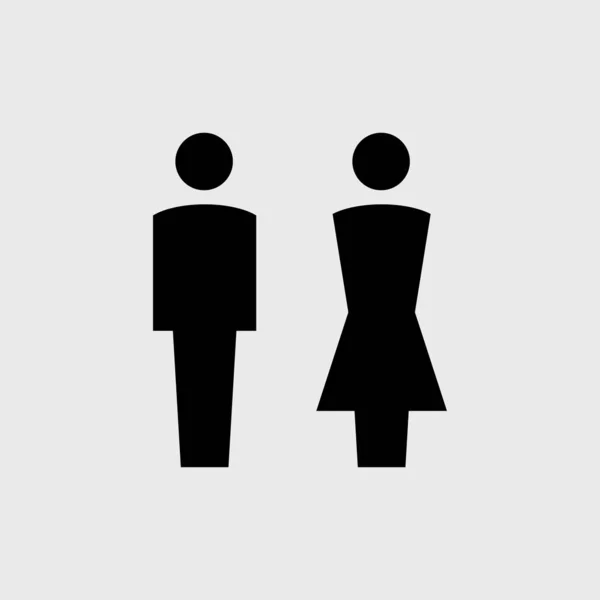 一群人像 男人和女人的象征 都在一个单一的层 矢量图解 设计要素 Eps 10矢量设计说明 — 图库矢量图片