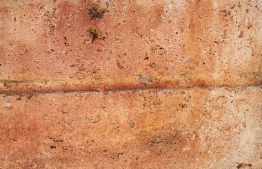 Terracotta retro seramik seramik fayanslar İsrail 'in güneşinde kaybolur