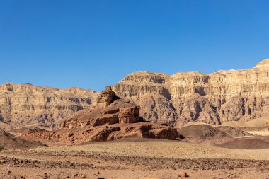 İsrail 'in Arava çölündeki Timna Park' ın cazibelerinden biri Spiral Hill