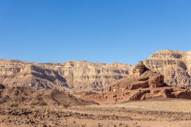 İsrail 'in Arava çölündeki Timna Park' ın cazibelerinden biri Spiral Hill