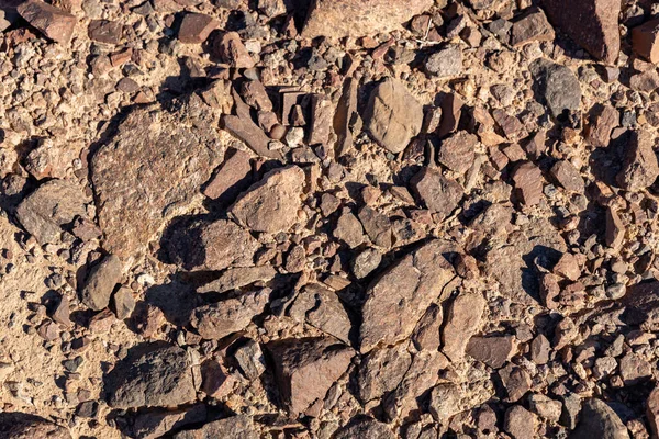 Sandy Brown Stones in Timna Park in the Arava Desert