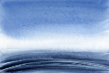 Suluboya deniz altyapısı. Su ve mavi gökyüzü taklit dokusu. Göl ya da okyanus manzarası.