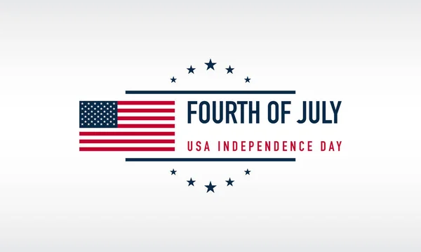День Незалежності Сша Четверте Липня — стоковий вектор