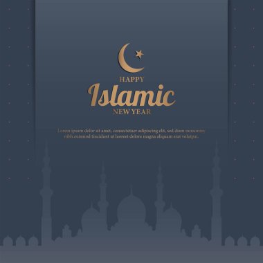 İslam Yeni Yıl Arkaplanı. 