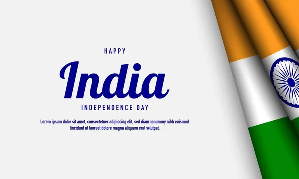 India Día Independencia Antecedentes — Archivo Imágenes Vectoriales