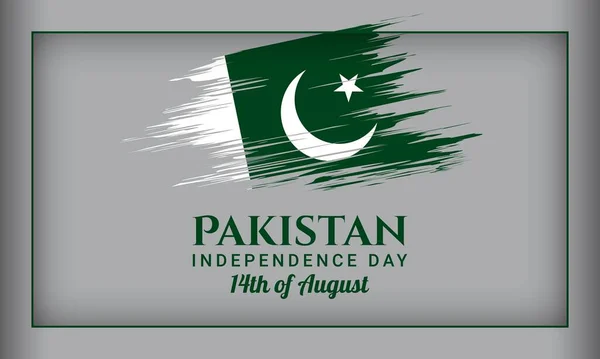 Ιστορικό Της Ημέρας Ανεξαρτησίας Του Πακιστάν — Διανυσματικό Αρχείο