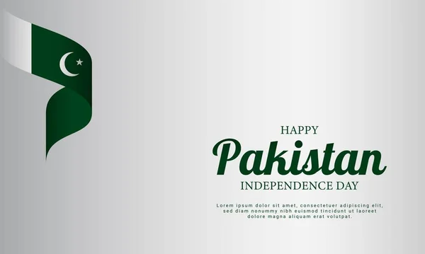Pakistan Independence Day Background — Vettoriale Stock