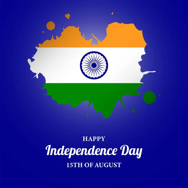 Dia Independência Índia Fundo — Vetor de Stock