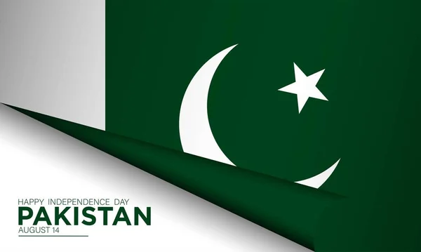 パキスタン独立記念日の背景 — ストックベクタ