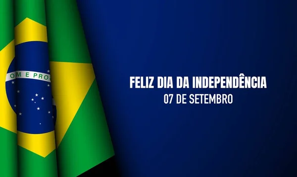 Brasil Día Independencia Antecedentes — Vector de stock