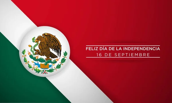 Dia Independência México Fundo Ilustração Vetorial —  Vetores de Stock