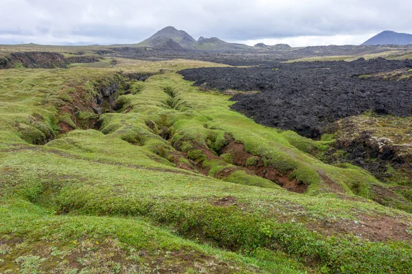 Leirhnjukur Clay Hill Noord Ijsland Een Prachtige Vulkanische Lava Velden — Stockfoto