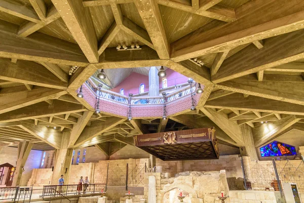 Nazareth Israel Abril 2016 Basílica Anunciación Tradicionalmente Aquí Ángel Gabriel — Foto de Stock