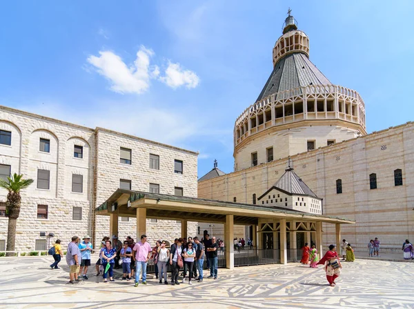 Nazareth Israel Abril 2016 Basílica Anunciación Tradicionalmente Aquí Ángel Gabriel — Foto de Stock