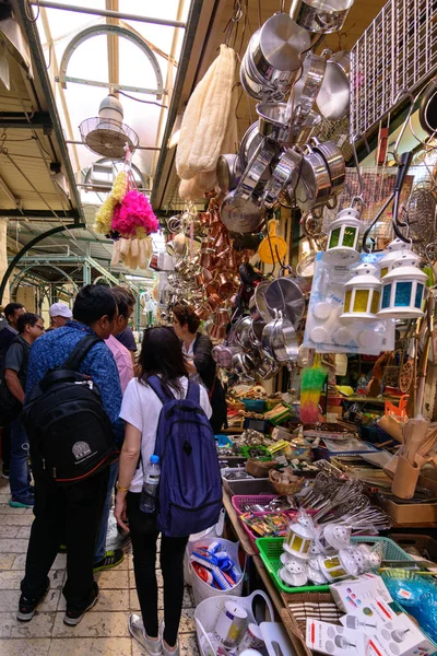 拿撒勒 以色列 2016年4月30日 以色列北部的拿撒勒旧阿拉伯传统市场 — 图库照片