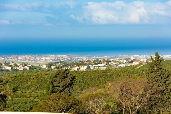 Carmel Moutains, forest, and Galilee in northern Israel — Stock Photo, Image