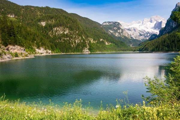 Lake Gosau (Gosausee) in the Austrian Lake District — Stock Photo, Image
